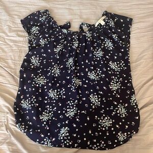 Navy Lauren Conrad blouse, size medium, lightly worn